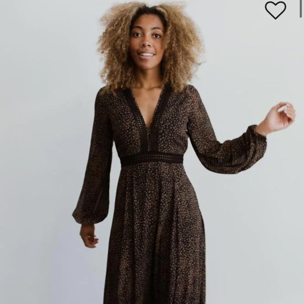 NWT Baltic Born Cha Cha Print Maxi Dress